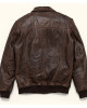 Choco Brown Leather Bomber Jacket Choco Brown Leather Bomber Jacket
