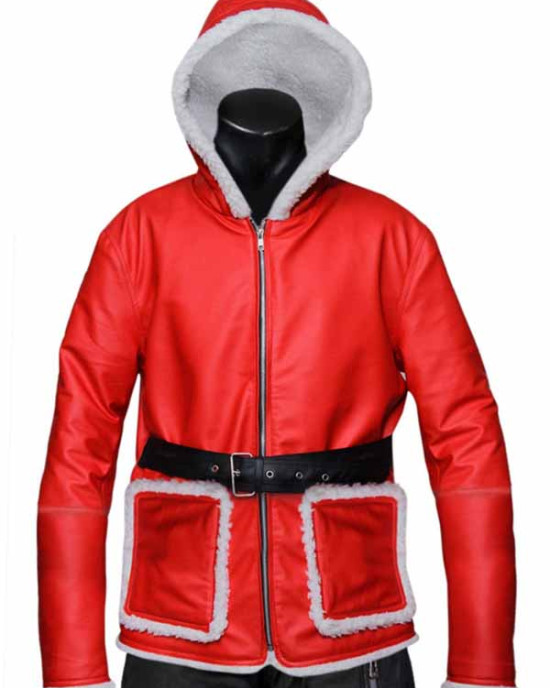Christmas Santa Claus Leather Jacket Christmas Santa Claus Leather Jacket
