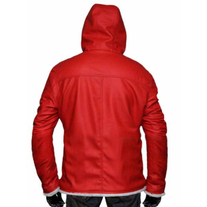 Christmas Santa Claus Leather Jacket