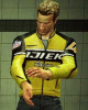 Chuck Greene Dead Rising Real Leather Yellow Biker Jacket Chuck Greene Dead Rising Real Leather Yellow Biker Jacket