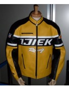 Chuck Greene Dead Rising Real Leather Yellow Biker Jacket