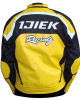 Chuck Greene Dead Rising Real Leather Yellow Biker Jacket Chuck Greene Dead Rising Real Leather Yellow Biker Jacket