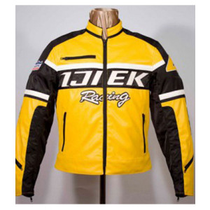 Chuck Greene Dead Rising Real Leather Yellow Biker Jacket