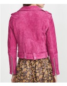 Chucky Alyvia Alyn Lind Pink Suede Jacket