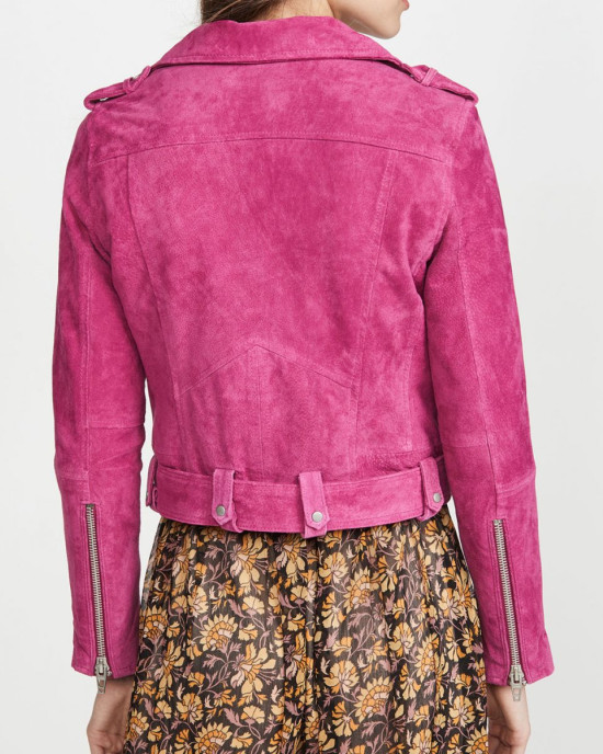 Chucky Alyvia Alyn Lind Pink Suede Jacket