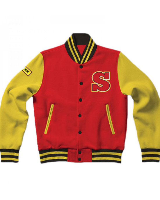 Clark Kent Smallville Letterman Red and Yellow Jacket