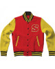 Clark Kent Smallville Letterman Red and Yellow Jacket