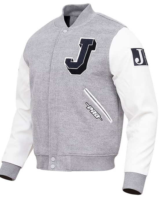 Classic Jackson State Tigers Varsity Gray Wool Jacket Classic Jackson State Tigers Varsity Gray Wool Jacket