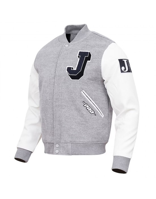 Classic Jackson State Tigers Varsity Gray Wool Jacket