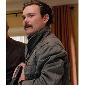 Clayne Crawford Lethal Weapon S03 Martin Riggs Cotton Green Jacket