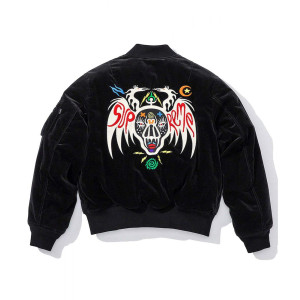 Clayton Patterson Skulls Supreme Velvet Jacket