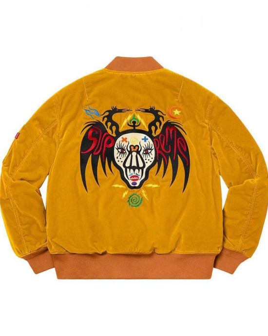 Clayton Patterson Skulls Supreme Velvet Jacket Clayton Patterson Skulls Supreme Velvet Jacket
