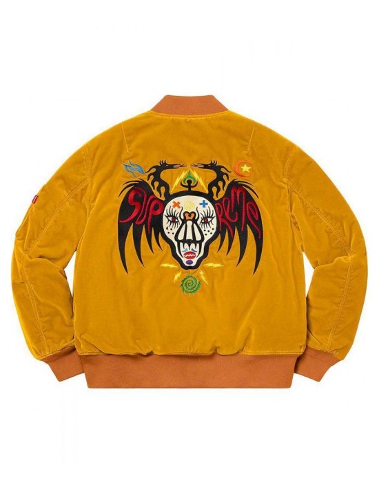 Clayton Patterson Skulls Supreme Velvet Jacket