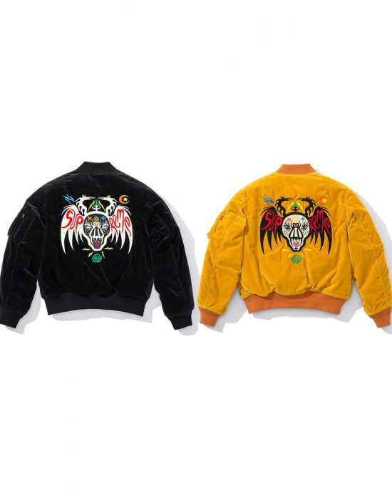 Clayton Patterson Skulls Supreme Velvet Jacket Clayton Patterson Skulls Supreme Velvet Jacket