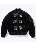 Clayton Patterson Skulls Supreme Velvet Jacket