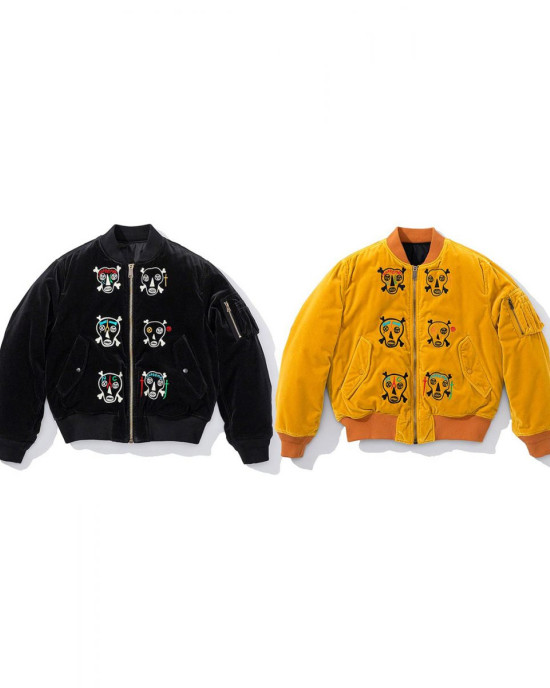 Clayton Patterson Skulls Supreme Velvet Jacket Clayton Patterson Skulls Supreme Velvet Jacket