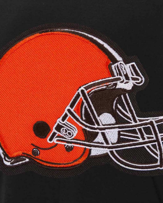 Cleveland Browns Two-Tone Varsity Wool/Leather Jacket