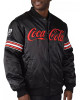 Coca Cola Black Bomber Varsity Jacket Coca Cola Black Bomber Varsity Jacket