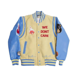 College Dropout We Don’t Care Letterman Jacket