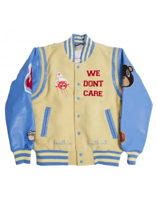 College Dropout We Don’t Care Letterman Jacket