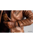 Colt Vahn Deathloop Brown Leather Jacket Costume