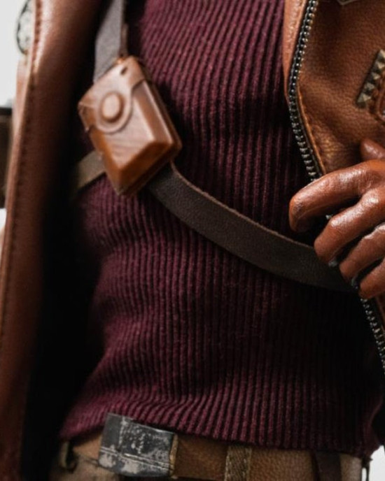 Colt Vahn Deathloop Brown Leather Jacket Costume Colt Vahn Deathloop Brown Leather Jacket Costume