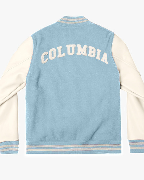 Columbia University Light Blue Varsity Jacket Columbia University Light Blue Varsity Jacket
