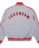 Cones and Bones ICECREAM Gray Varsity Jacket
