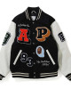 Crazy Patch Bape Wool Varsity Jacket Crazy Patch Bape Wool Varsity Jacket