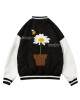 Crown Grade Flower Varsity Jacket Crown Grade Flower Varsity Jacket