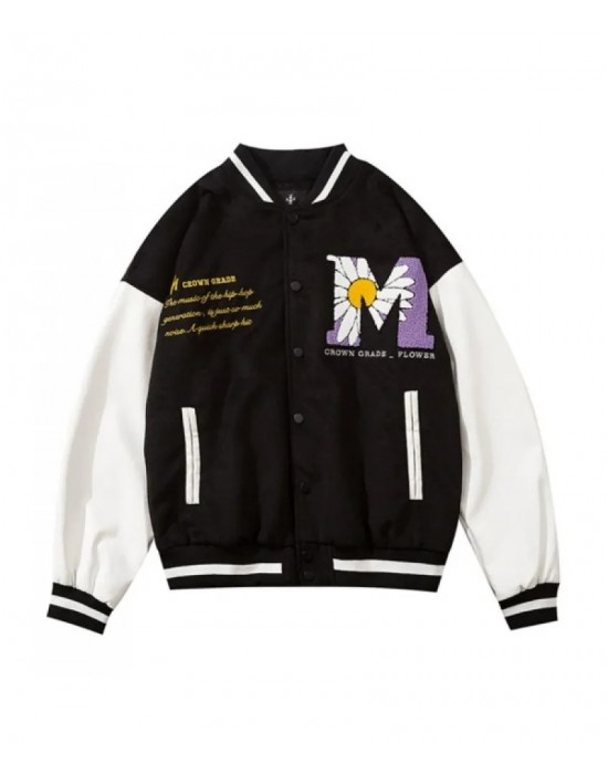 Crown Grade Flower Varsity Jacket