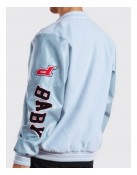 DaBaby Blue Letterman Varsity Jacket