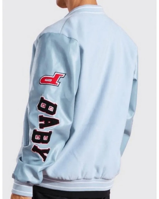 DaBaby Blue Letterman Varsity Jacket
