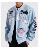 DaBaby Blue Letterman Varsity Jacket