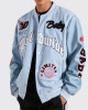 DaBaby Blue Letterman Varsity Jacket