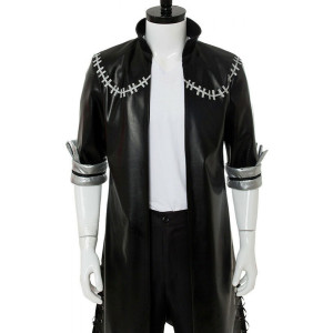 Dabi My Hero Academia Leather Coat Halloween Cosplay Costume
