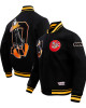 Daffy Duck Looney Tunes Freeze Max Black Varsity Jacket Daffy Duck Looney Tunes Freeze Max Black Varsity Jacket