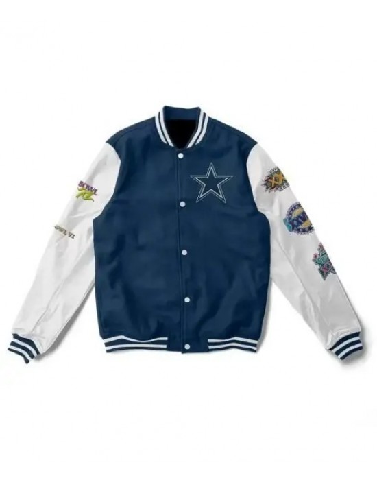 Dallas Cowboys Super Bowl 5x Jacket