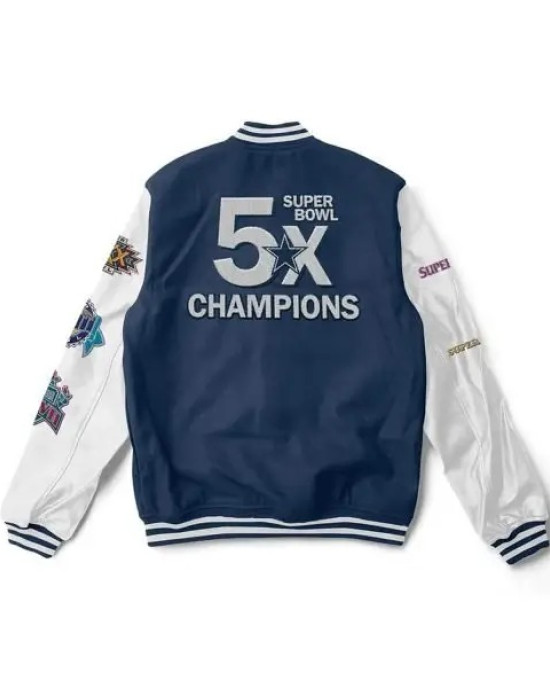 Dallas Cowboys Super Bowl 5x Jacket Dallas Cowboys Super Bowl 5x Jacket