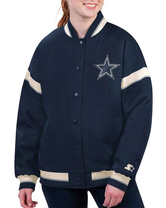 Dallas Cowboys Tournament Navy Varsity Jacket
