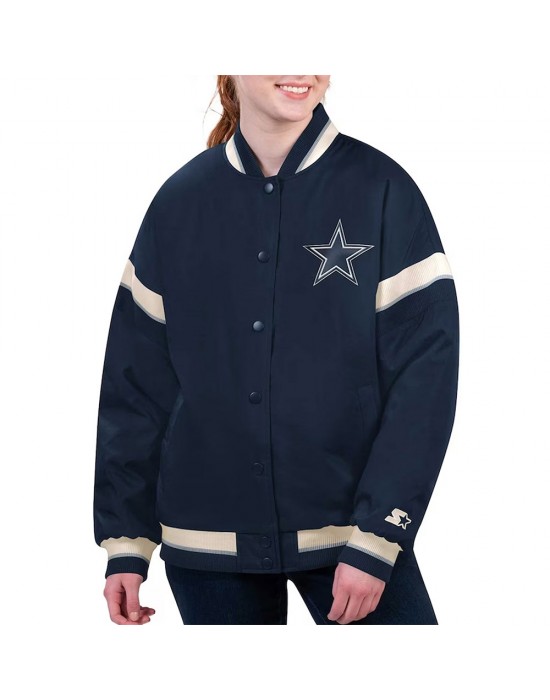 Dallas Cowboys Tournament Navy Varsity Jacket