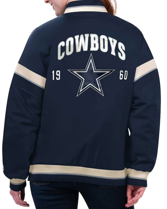 Dallas Cowboys Tournament Navy Varsity Jacket
