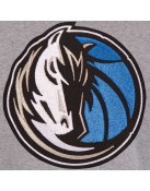 Dallas Mavericks Gray and Royal Varsity Wool Jacket