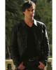Damon Salvatore The Vampire Diaries Leather Jacket