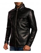 Damon Salvatore The Vampire Diaries Leather Jacket