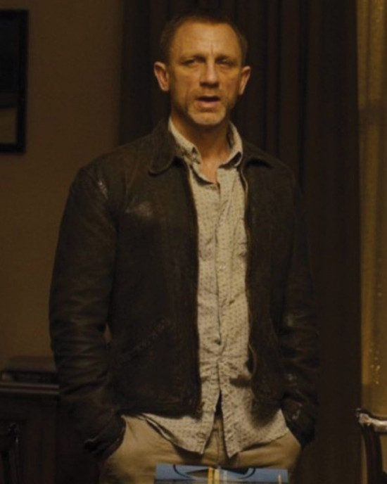 Daniel Craig Skyfall Brown Leather Jacket Daniel Craig Skyfall Brown Leather Jacket