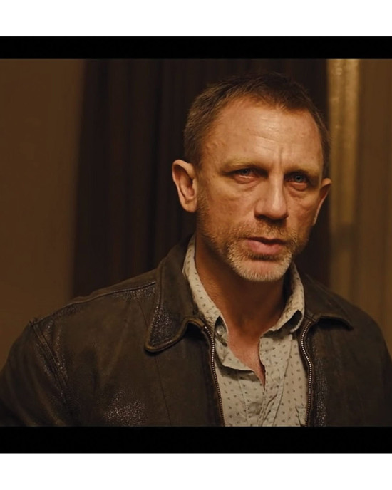 Daniel Craig Skyfall Brown Leather Jacket Daniel Craig Skyfall Brown Leather Jacket
