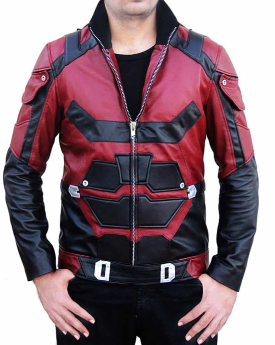 Daredevil Costume Leather Jacket Daredevil Costume Leather Jacket