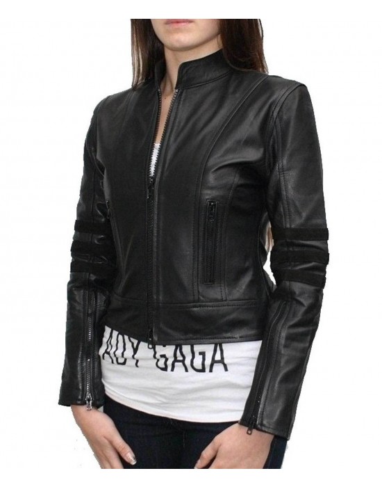 Dark Angel Jessica Alba Black Leather Jacket