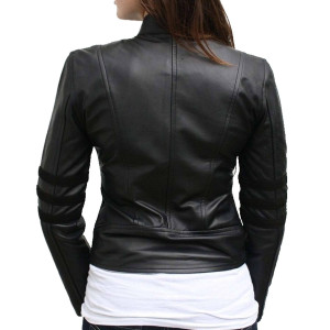 Dark Angel Jessica Alba Black Leather Jacket